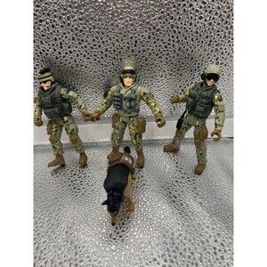 Chap Mei Soldier Force Military Action Adventure Figures Camo Uniform Army Lot 4